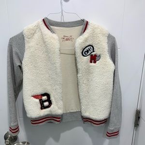 Designer Pauline B Girls varsity Jacket Toddler Size 10.